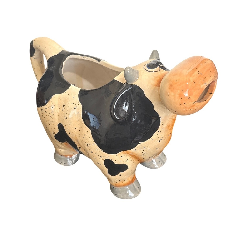 Happy Cow‎ Collection Creamer Pitcher Planter Jug Home Essentials and Beyond